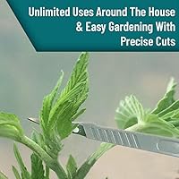 Vista 6 de Bisturí desechable 10 y 11, paquete de 20 cuchillas dermaplaning con mango de plástico, bisturí quirúrgico, cuchillas quirúrgicas Dermablade