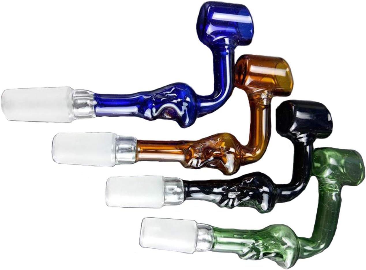 White6 Glass Bong Accessories Water Pipes Smoking Two Size Four Colors