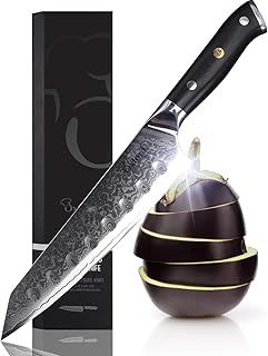 Oxford CHEF Kiritsuke Chef's Knife 8 Inch Damascus Japanese VG10 Super Steel 67 Layer High Carbon Stainless Steel