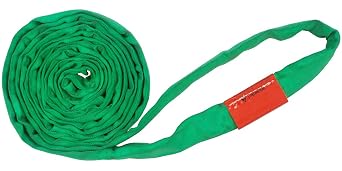 3 Green Endless Polyester Round Lift Sling 6,000 LB Vertical Capacity | Heavy-Duty Lifting Sling