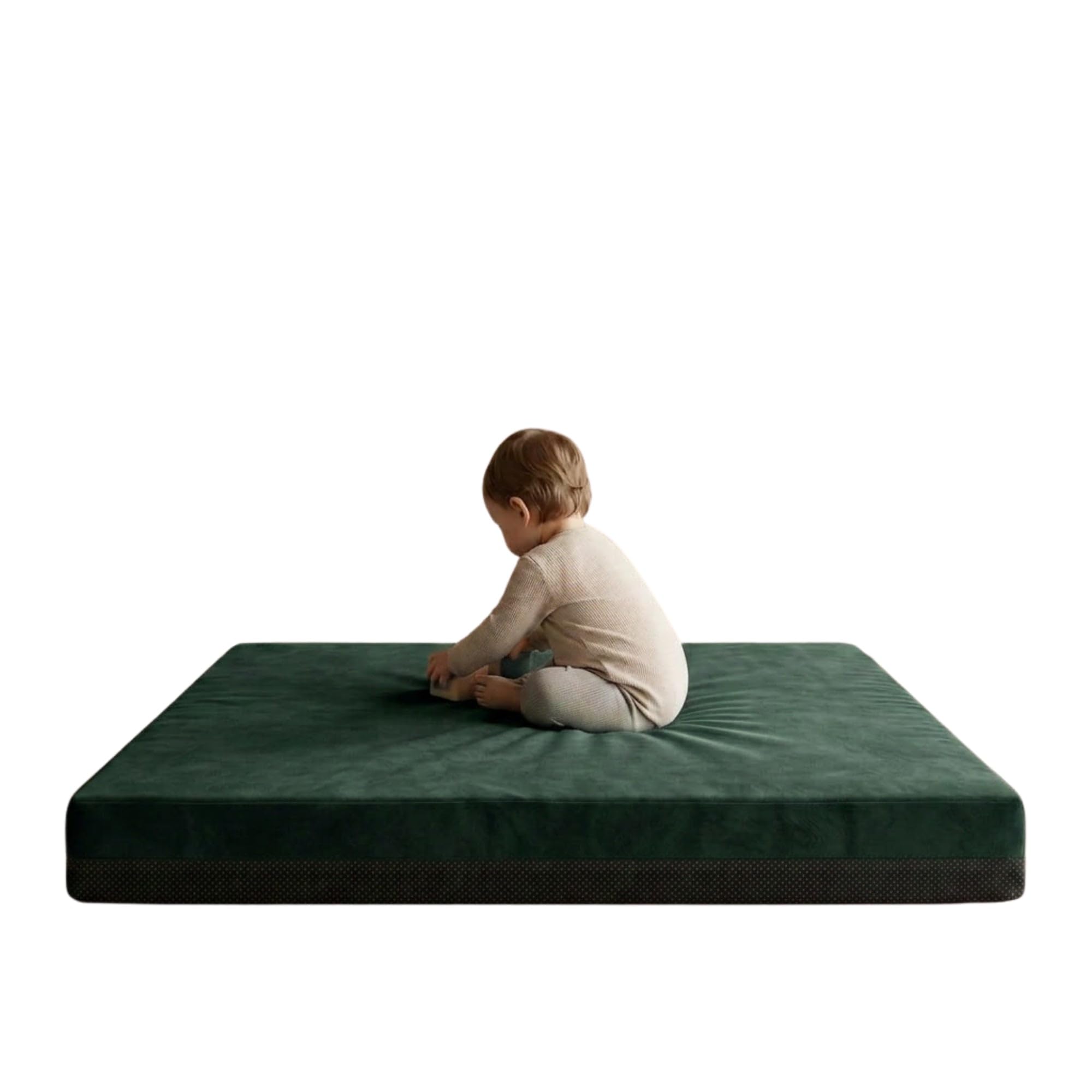 Kosiproducts Sensory Gymnastics Crash Pad, Non Slip 10cm Green, Wide-Lge