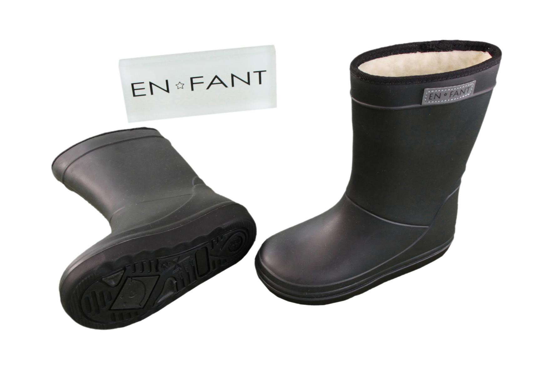 Enfant gefütterter Gummistiefel Unisex Thermo Boots, Schwarz, Gr. 31, 815062U-00
