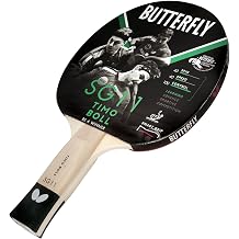 Butterfly SG11 Table Tennis Bat, Black and Red, One