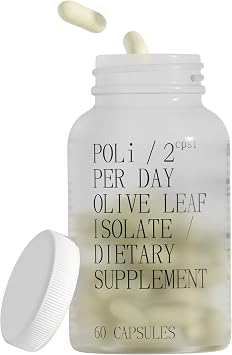 FOREVER YOUNG Poli | Olive Leaf Extract Dietary Supplement | 10mg of Hydroxytyrosol, 100 mg Oleuropein | Immune Support Supplement | Greece Manufacturing | Bottle of 60 Vegan Capsules 30 Servings