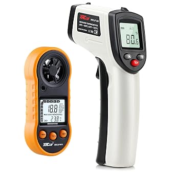 Digital Anemometer & Gray Infrared Thermometer