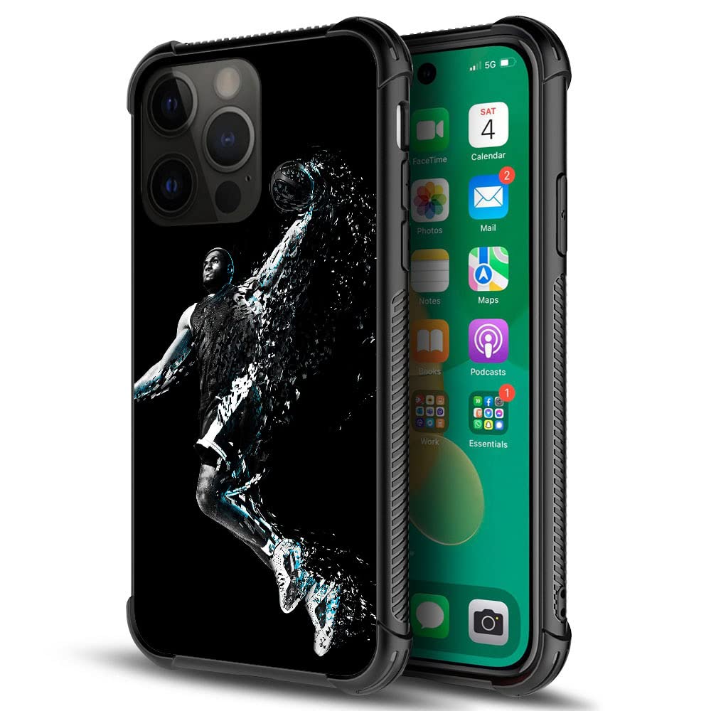 ANLUN STORECase Compatible with iPhone 14 Plus, Basketball Player 10 Pattern Case for Boys Man, Anti-Scratch Shockproof Cover for iPhone 14 Plus 6.7-inch