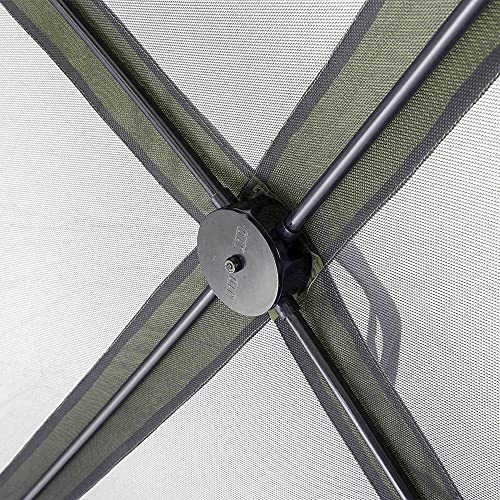 Clam Quick-Set Escape 12 X 12 Foot Portable Pop-Up Camping Outdoor Gazebo Screen Tent Canopy Shelter And Carry Bag With 6 Wind And Sun Panels, Green #TOP4