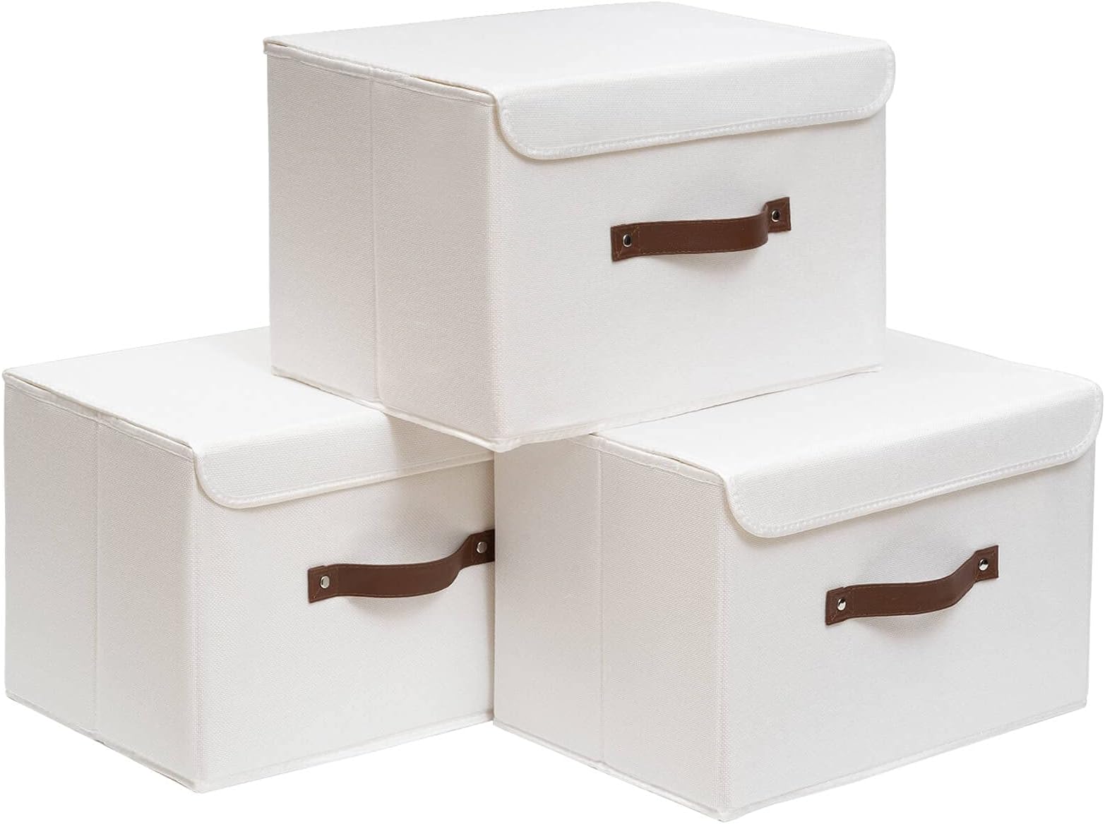 Boîte De Rangement, 45 X 30 X 30 Cm Paniers De Rangement Pliables Avec