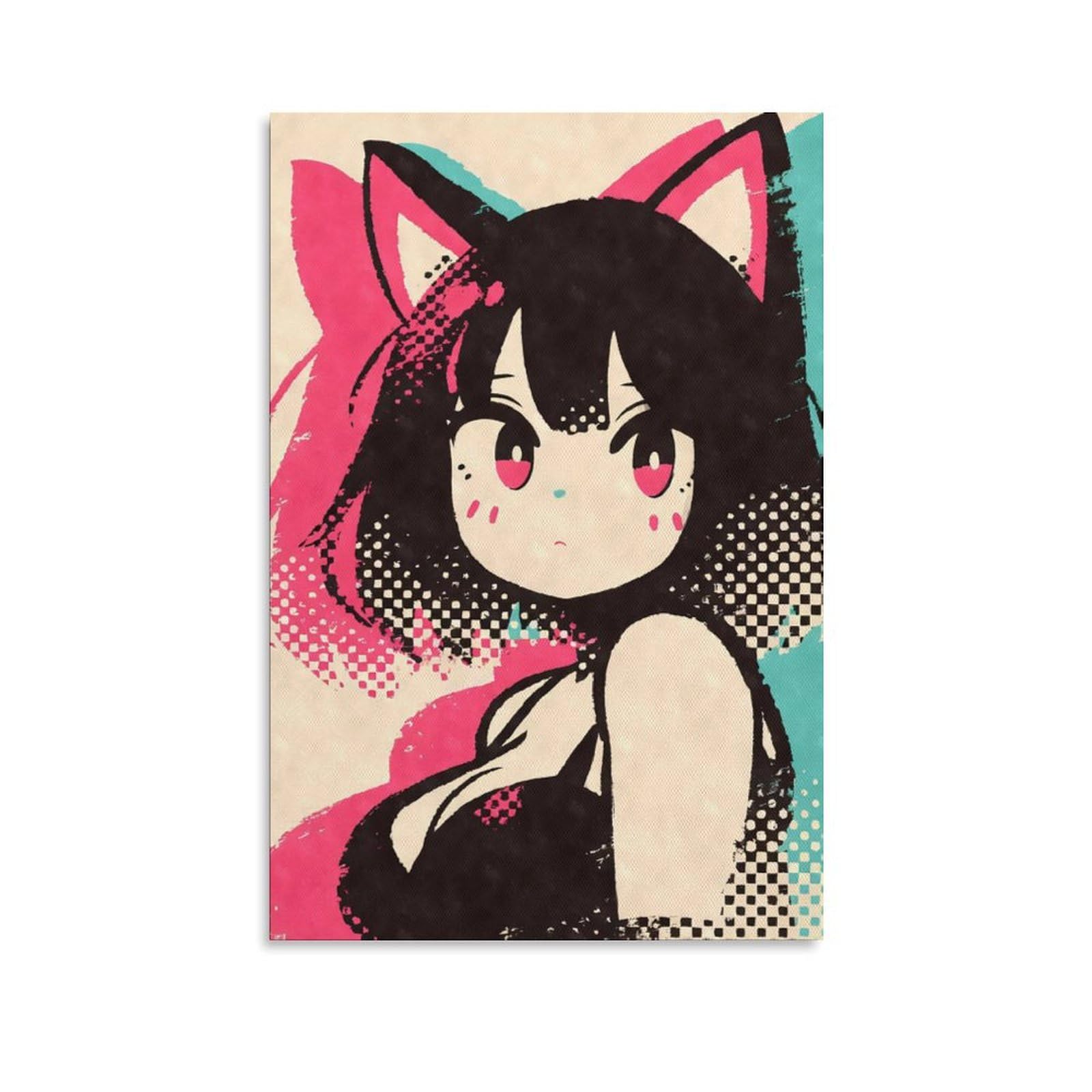 Pop Art Anime Nekomimi Poster Room Aesthetics Posters Canvas Posters Prints  Bedroom Decoration Sports Office Gifts Wall Art Decore Printing Posters  8x12inchs(20x30cm) : Amazon.ca: Home