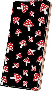 Wallets for Women RFID Wallet Cute Girls Ultra Slim Compact Clutch Long Credit Card Holder Floral Travel Wallet personalized Coin Pocket (Mushrooms)