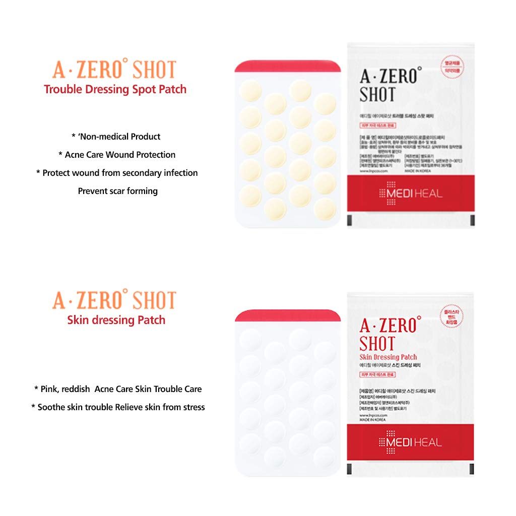 Clear Acne Pimple Spot Patch_by MEDIHEAL A Zero Shot Skin Dressing Patch,  80 Patches,Under Makeup Spot Sticker for Acne : Amazon.com.au: Beauty
