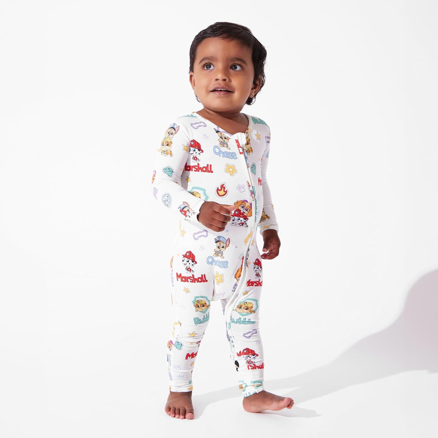 Bellabu Bear Paw Patrol Rayon from Bamboo Convertible Footie for Baby Boys & Girls