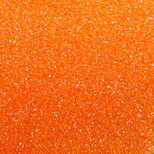 Edible Orange Sanding Sugar Sprinkles 142g/ 5.01oz Edible Sugar Crystals,