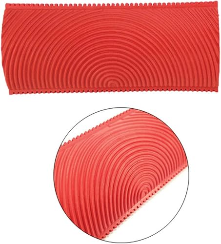 Miniatura 6 de Pintor de rodillos de patrón Empaistic de 7 pulgadas + 2 piezas de herramientas de pintura de grano de madera, papel tapiz de imitación de madera,