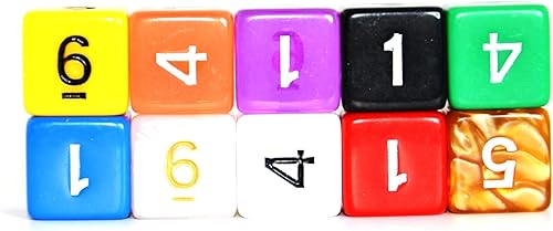 Miniatura 2 de SmartDealsPro Paquete de 10 dados poliédricos multicolor D4 D6 D8 D10 D12 para juegos de mesa Dungeons and Dragons DND RPG MTG (mezcla de colores