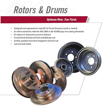 DK1639-1 Rear Brake Rotors and Ceramic Pads and Hardware Set Kit