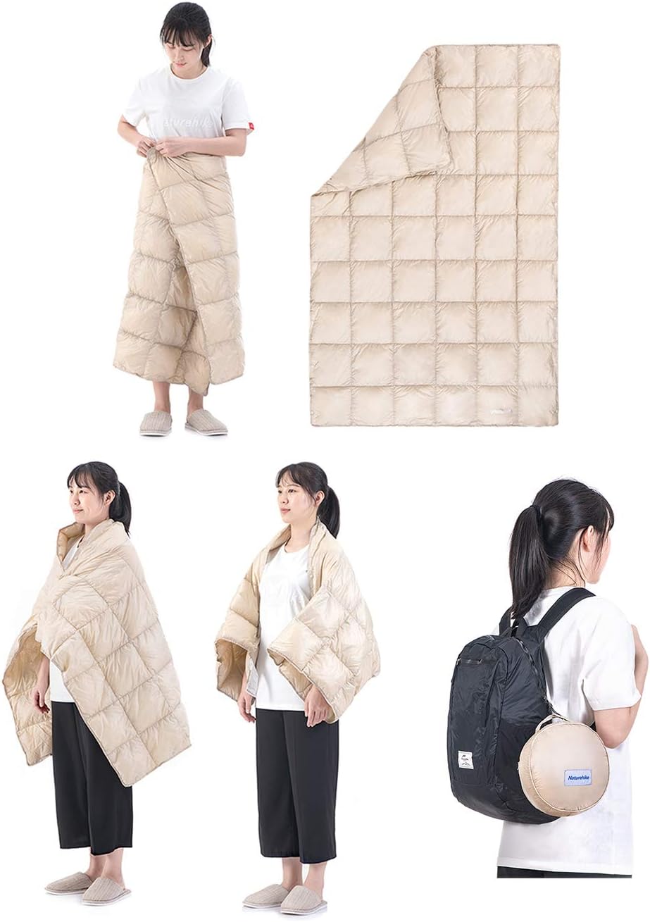 Amazon Co Jp Boundless Voyage ダウンケット 4way 掛け布団 腰巻スカート 防寒 超軽量 アウトドア キャンプ用 連結可能 コンパクト 携帯便利 羽毛布団 海外 旅行 ダウン ブランケット 洗える 800pf 2g シングル 139 92 5cm カーキ ホーム キッチン