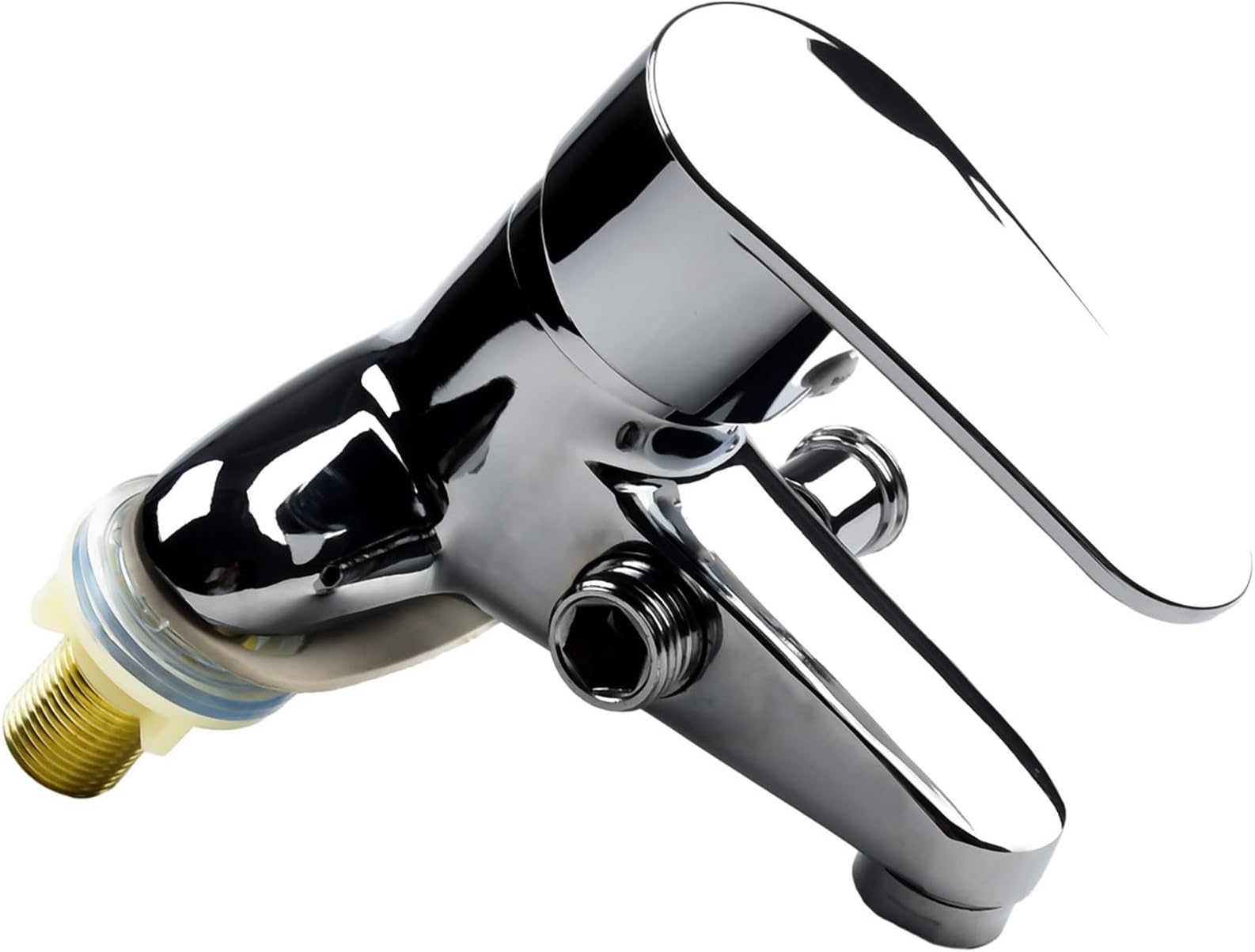Cartridge Cold Dual-function and Mixer for Sin Copper Ceramic Faucet Alloy Chrome Finish Hot Zinc Polished Wall-mounted Basin Bathroom with Tap