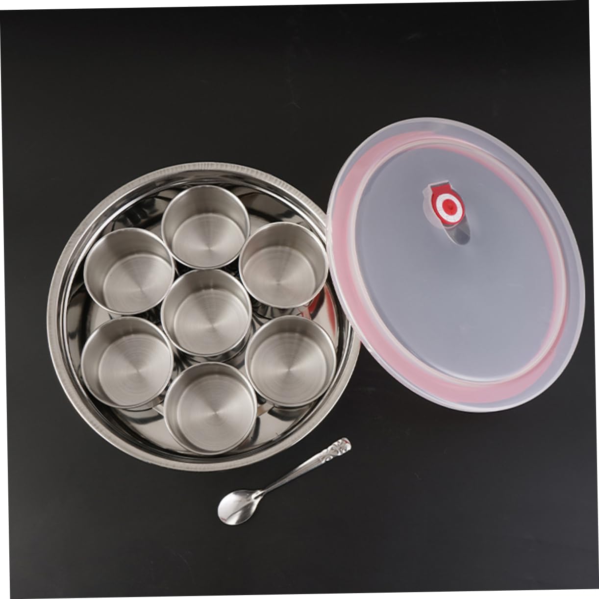 Récipient à Épices Acier Inoxydable Boîte à Épices Pour Cuisine Pots à Condiments Avec Capacité