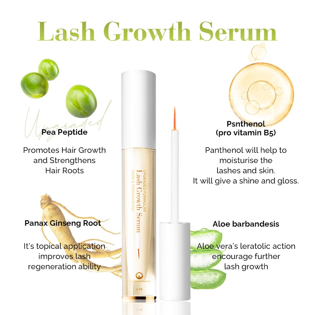 Lash Growth SET, Eyelash Serum for Longer and Healthier lashes, Eyelash Enhancer, brow serum, hair growth serum, Made in Korea. 5ml - Image 2