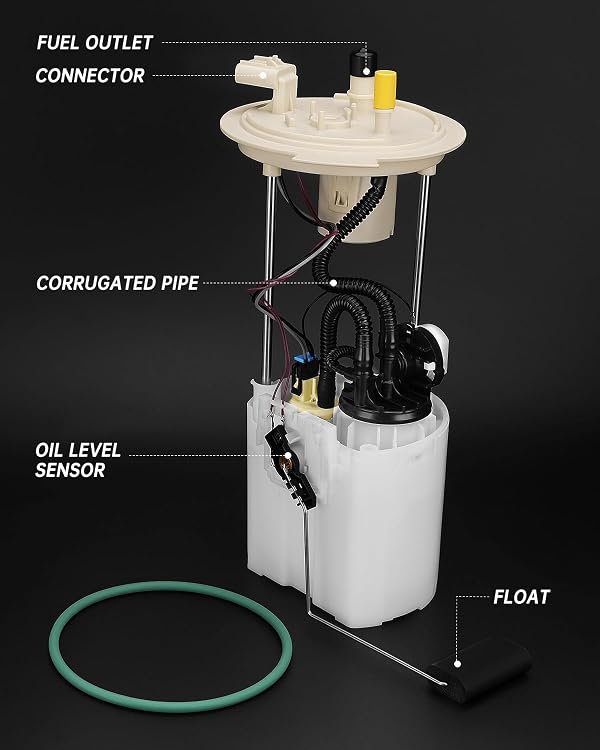 OKLPF Electric Fuel Pump Module Assembly Compatible with 2009 2010 Ford F150 V8 4.6L 5.4L,2011 2012 2013 2014 Ford F150 V6 3.7L V8 5.0L,Replace E2541M,SP2095M,P76467M,F1552A,FG1315,FG1482 by OKLPF - Used condition - Image 4