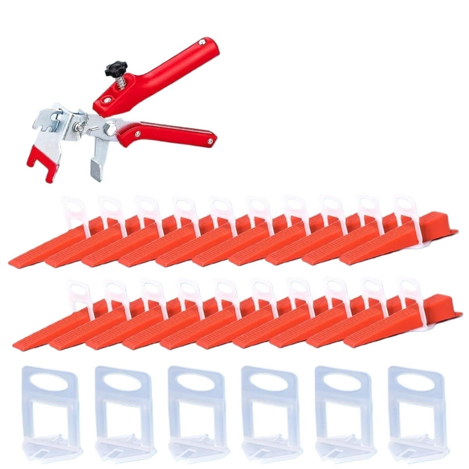 Sistema de nivelación profesional baldosas cerámica for pared y suelo, 601 piezas, clips, apilador, espaciador, kit for colocación, herramientas construcción Para Paredes De Pisos(2.50mm)