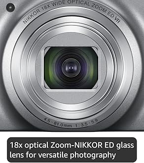 Nikon Coolpix S9300 16.0 MP Digital Camera - Silver