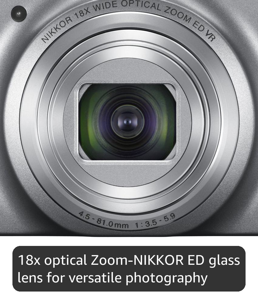 Nikon Coolpix S9300 16.0 MP Digital Camera - Silver