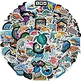100 PCS Sea Turtle Stickers| Vinyl Waterproof Stickers for Laptop,Bicycle, Luggage,Phone,Skateboard,Hydro Flask,Water Bottles
