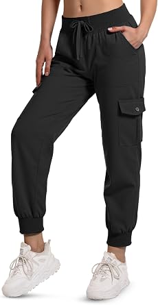 Hiking Pants for Women Water Resistant with Pockets Jogger Cargo Pant Lightweight Quick Dry for Camping