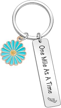 Running Lover Keychain Cross Country Running Jewelry Half Marathon Runners Gifts Track Athletes Jewelry