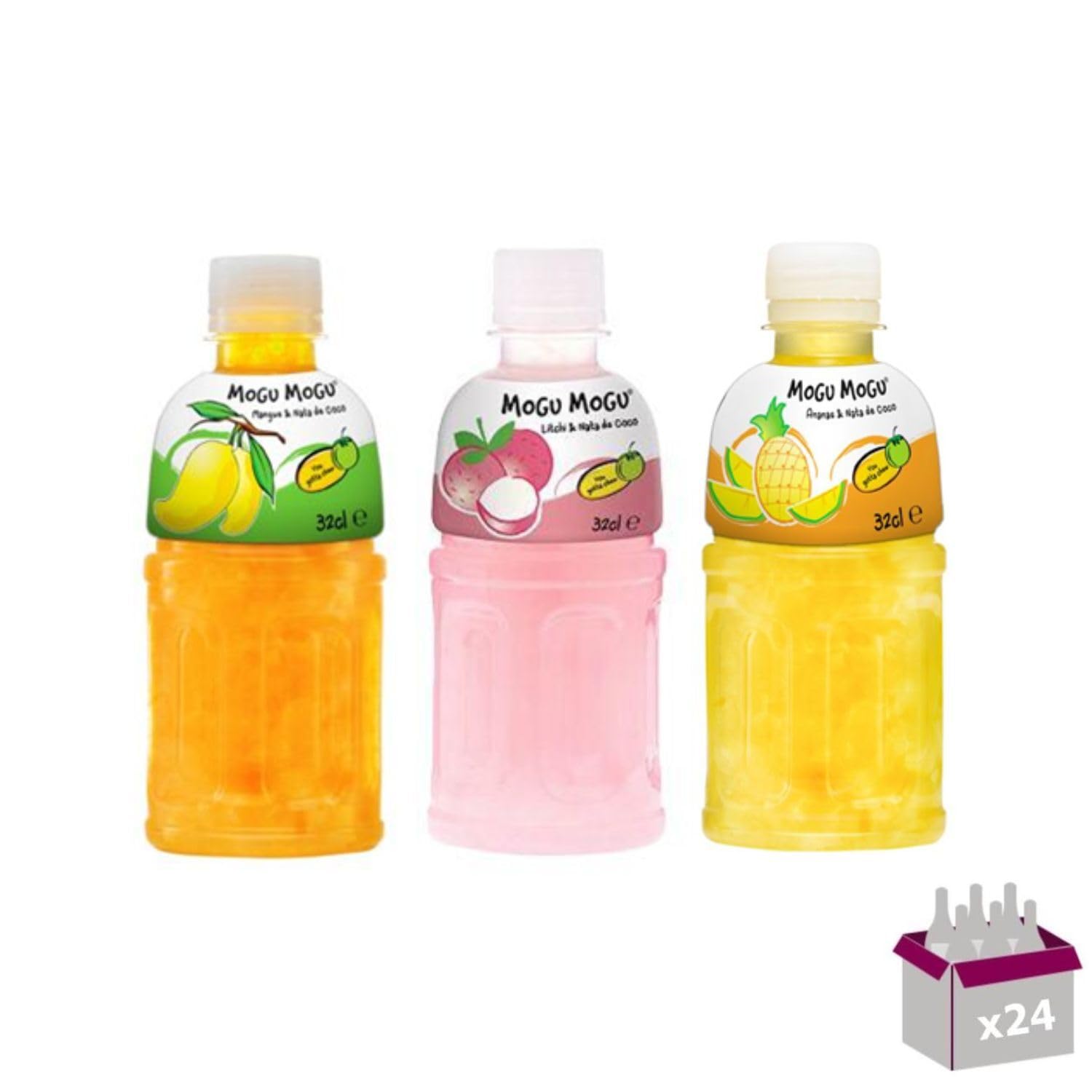Mogu Mogu - Litschi - Ananas - Mango - 24x32cl