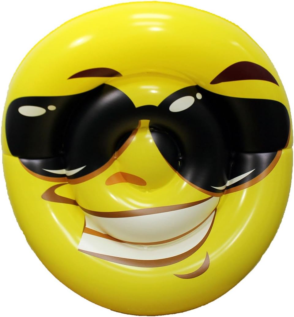 Funny Pool Floats for Adults - Enjoy The Pool in Style with These Pool Inflatables for Adults - Smiley Face Pool Floatie