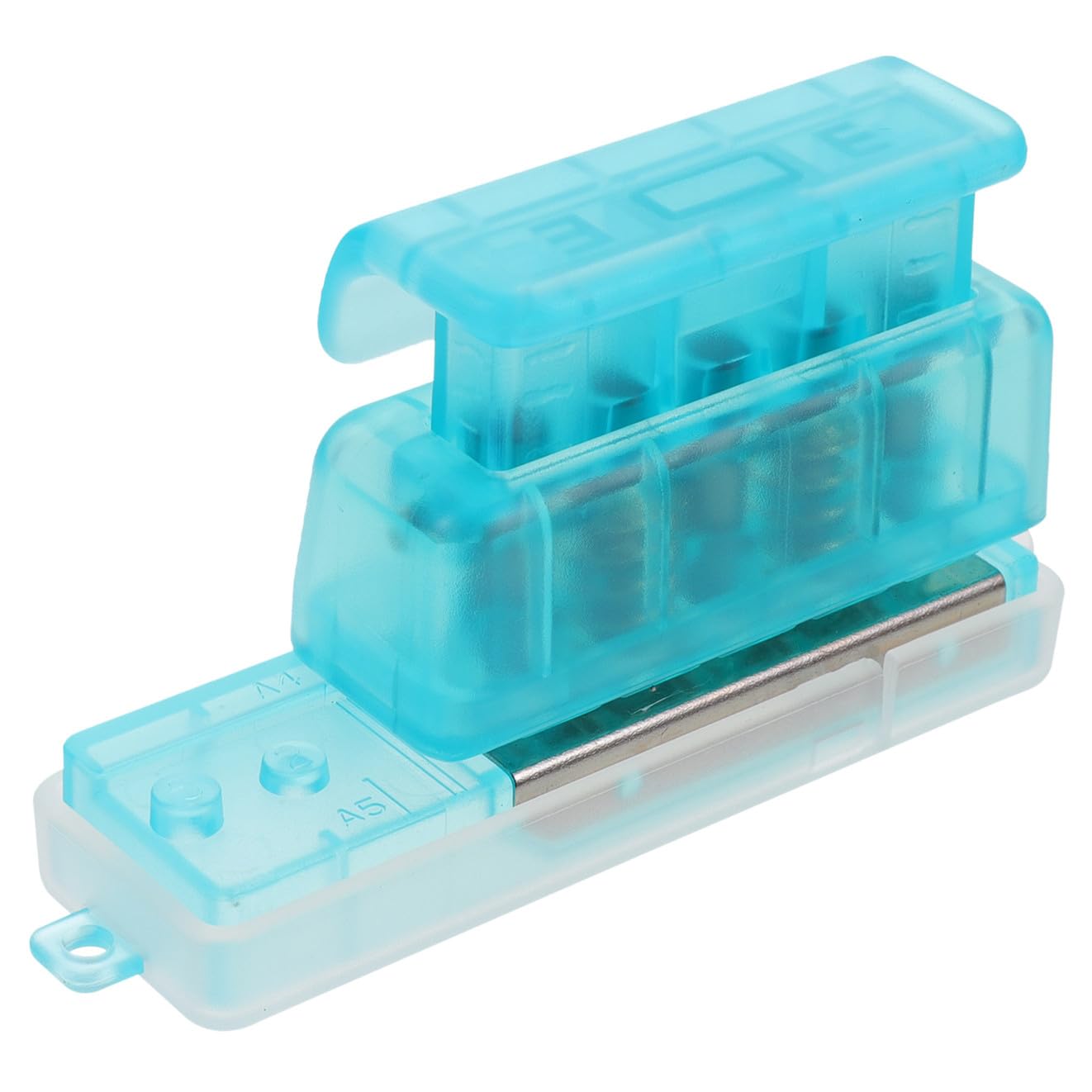 Operitacx 5stücke Binder Paper Hole Puncher Handlicher Stanzer Aus Kunststoff Für Büro Und Bastelarbeiten Für Buchbindematerialien Und Innenblätter Transparent