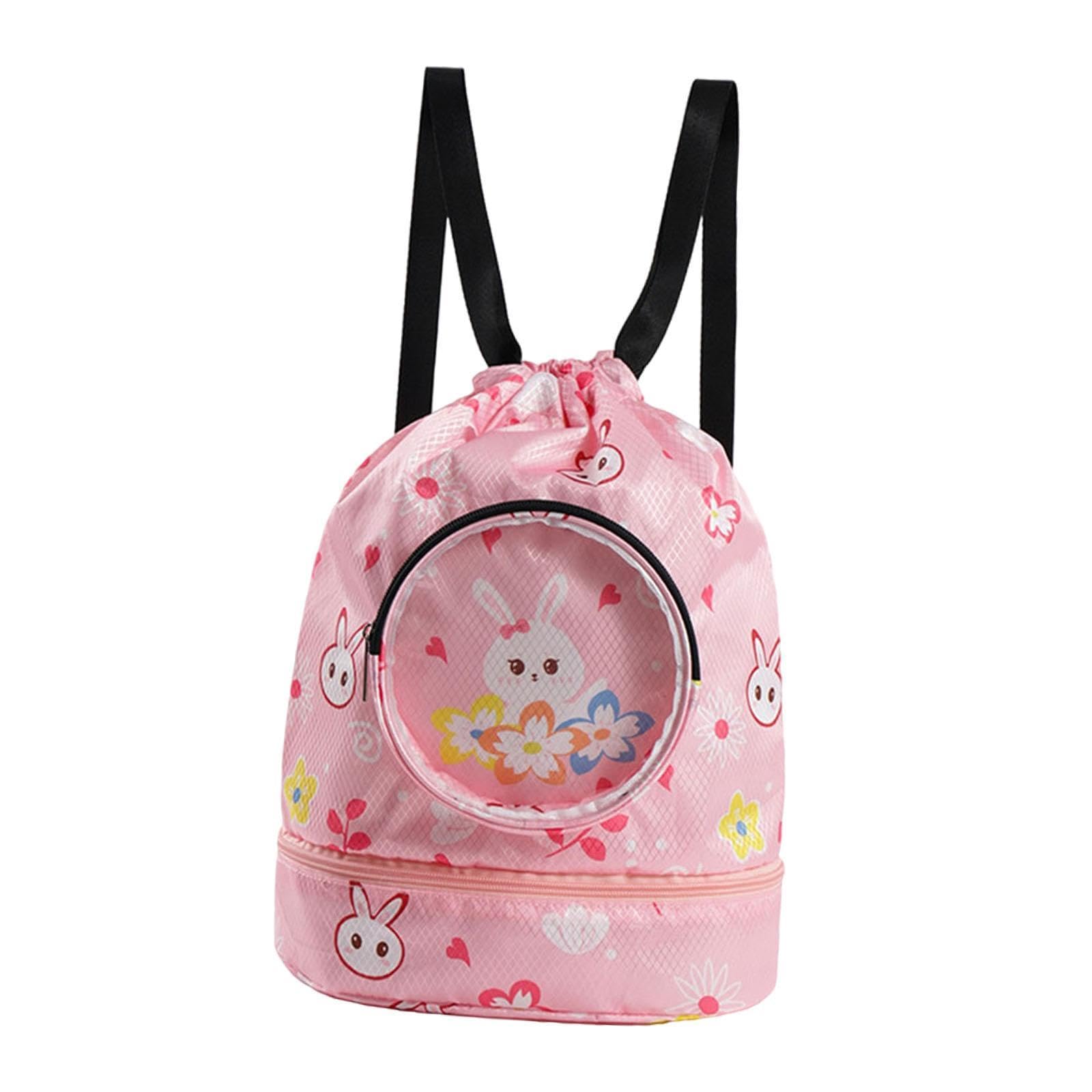 Kids Swim Bag Cartoon Dry Wet Separated Sack for Hiking Swimming Pool Sports Multicolour-image-28