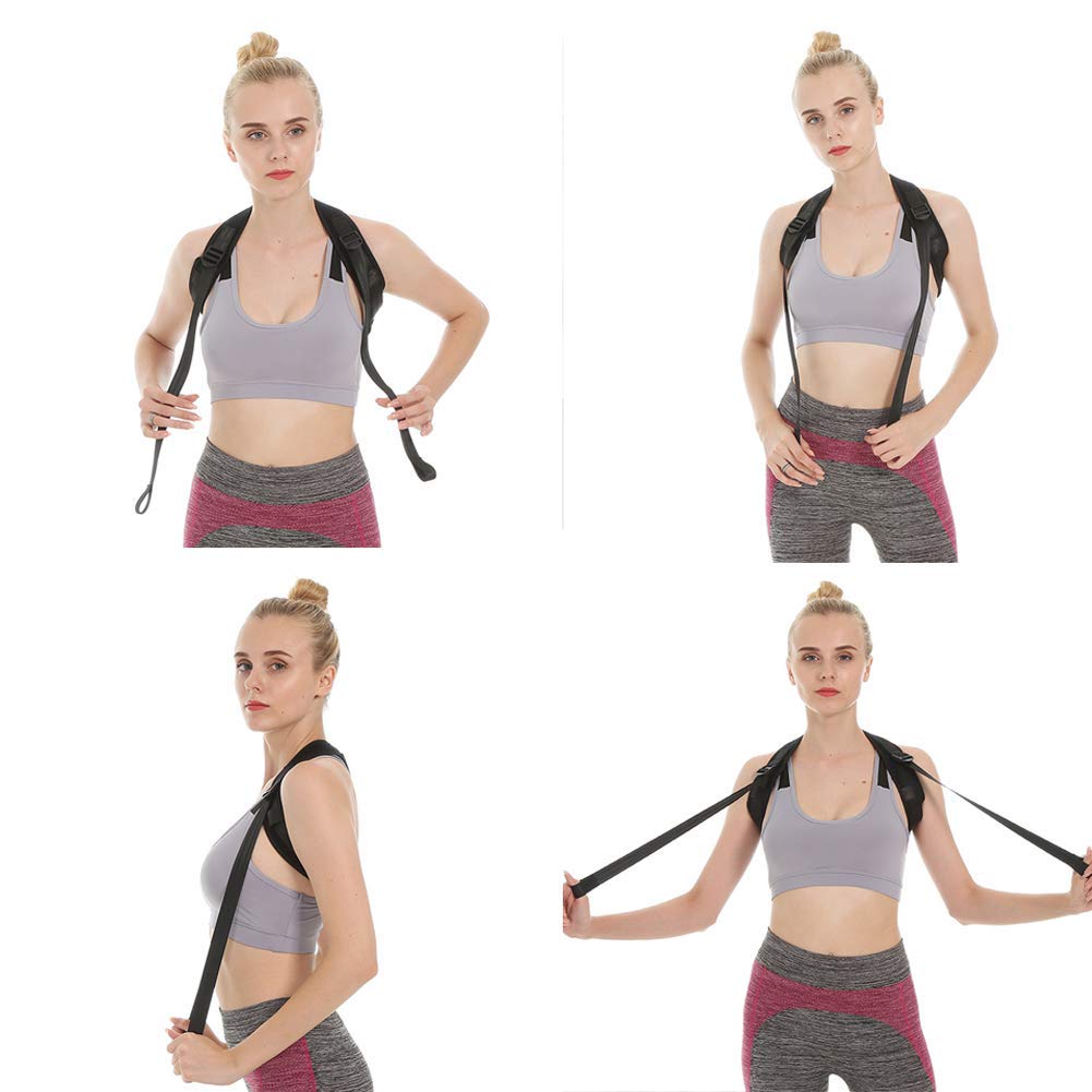 Corrector de Postura para la Espalda, Faja correctora de Postura Ajustable para Mejorar la Mala Postura, Faja para cifosis torácica para Hombres y Mujeres.