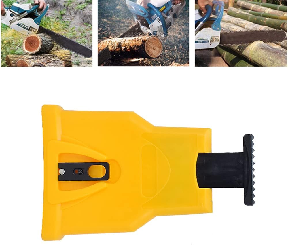 SEIWEI Chainsaw Sharpener Universal Chain Saw Blade Sharpener Fast Sharpening Stone Grinder Tools Bar Mounted Chainsaw Teeth Sharpener