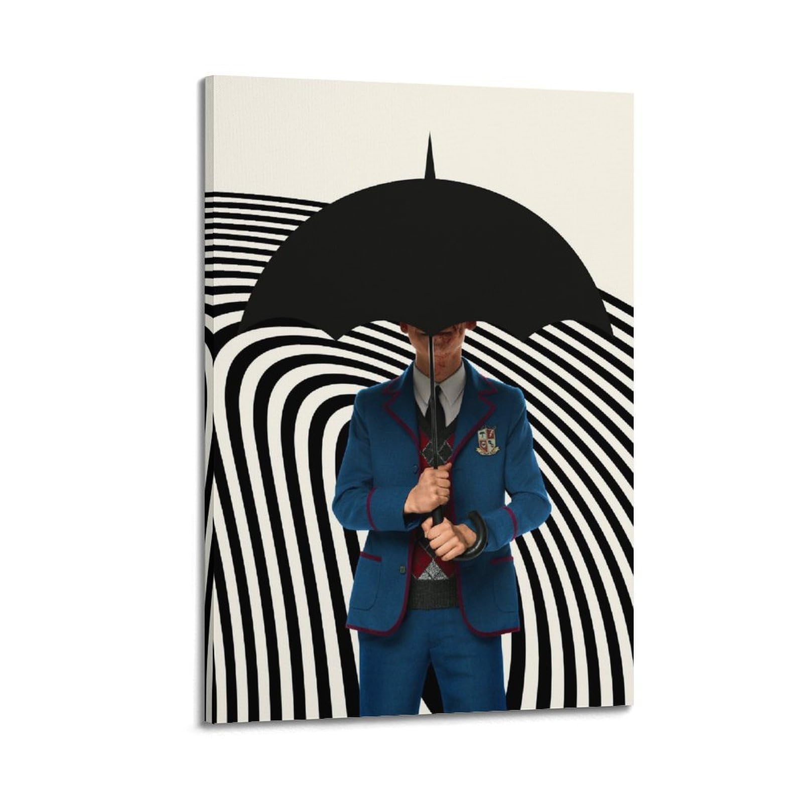 SUDANGDIANZI The Umbrella Academy Poster Number Five Boy Tv Play Canvas Poster And Wall Art Modern Family Bedroom Gym Office Decor Gift 20x30inch(50x75cm) Frame-style