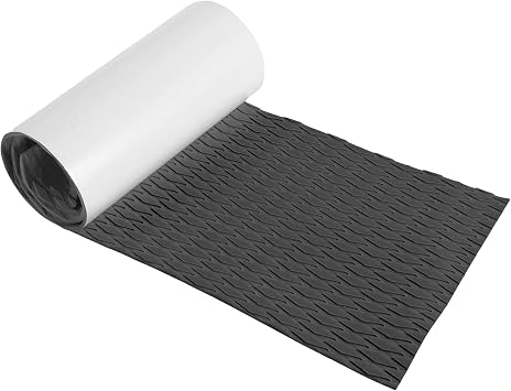 Boat Flooring Mat, EVA Foam Boat Decking Sheet, Non Slip Boat Carpet Marine Boat Mat, Self Adhesive Boat Deck Carpet for Motorboat RV Yacht Kayak Surfboard 1200x300x5mm