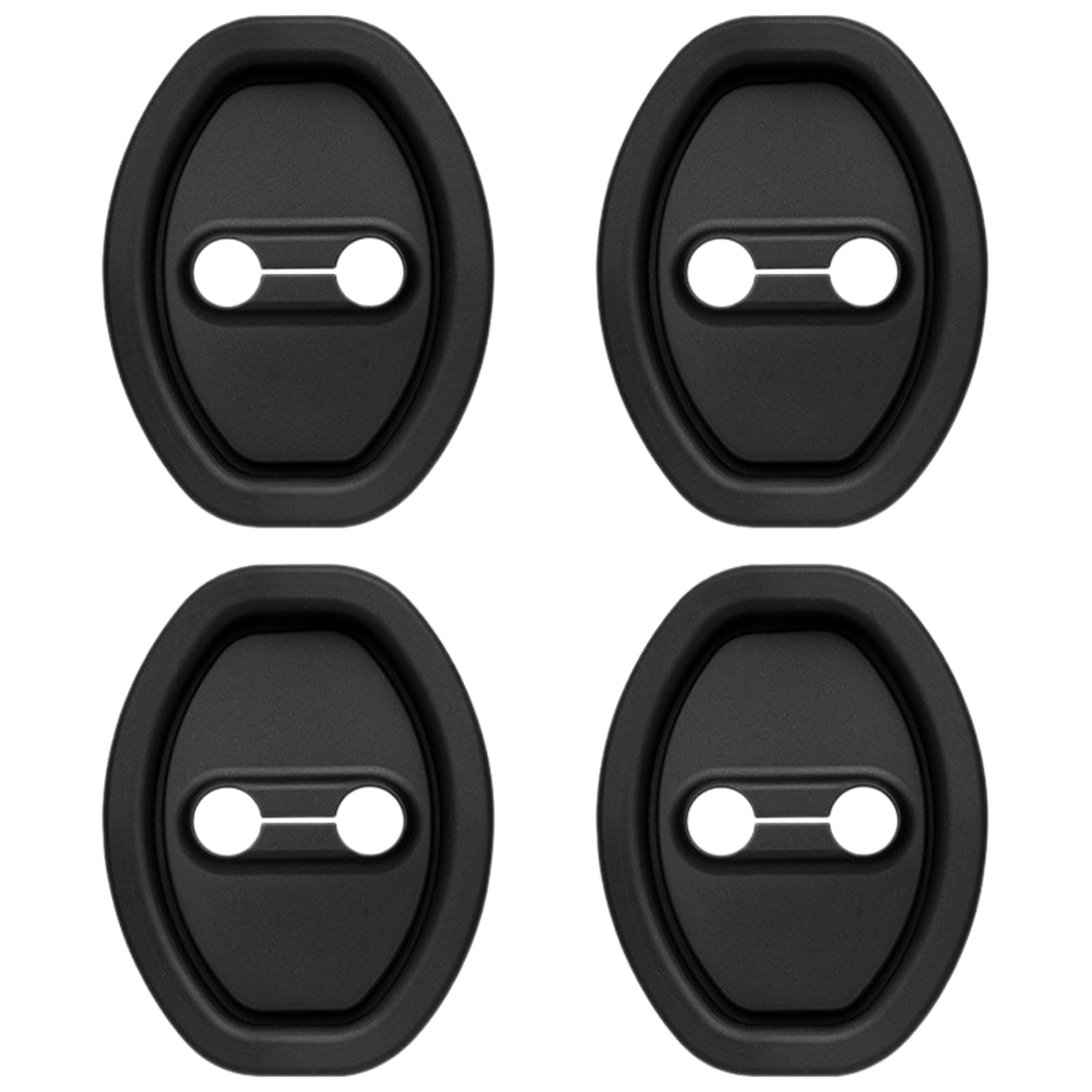 WENINETIES 4 Pcs Car Door Lock Covers for Peugeot 308 CC I 2011-016, Protector Caps Rubber Durable Protective Accessories Interior Trims Decoration Part