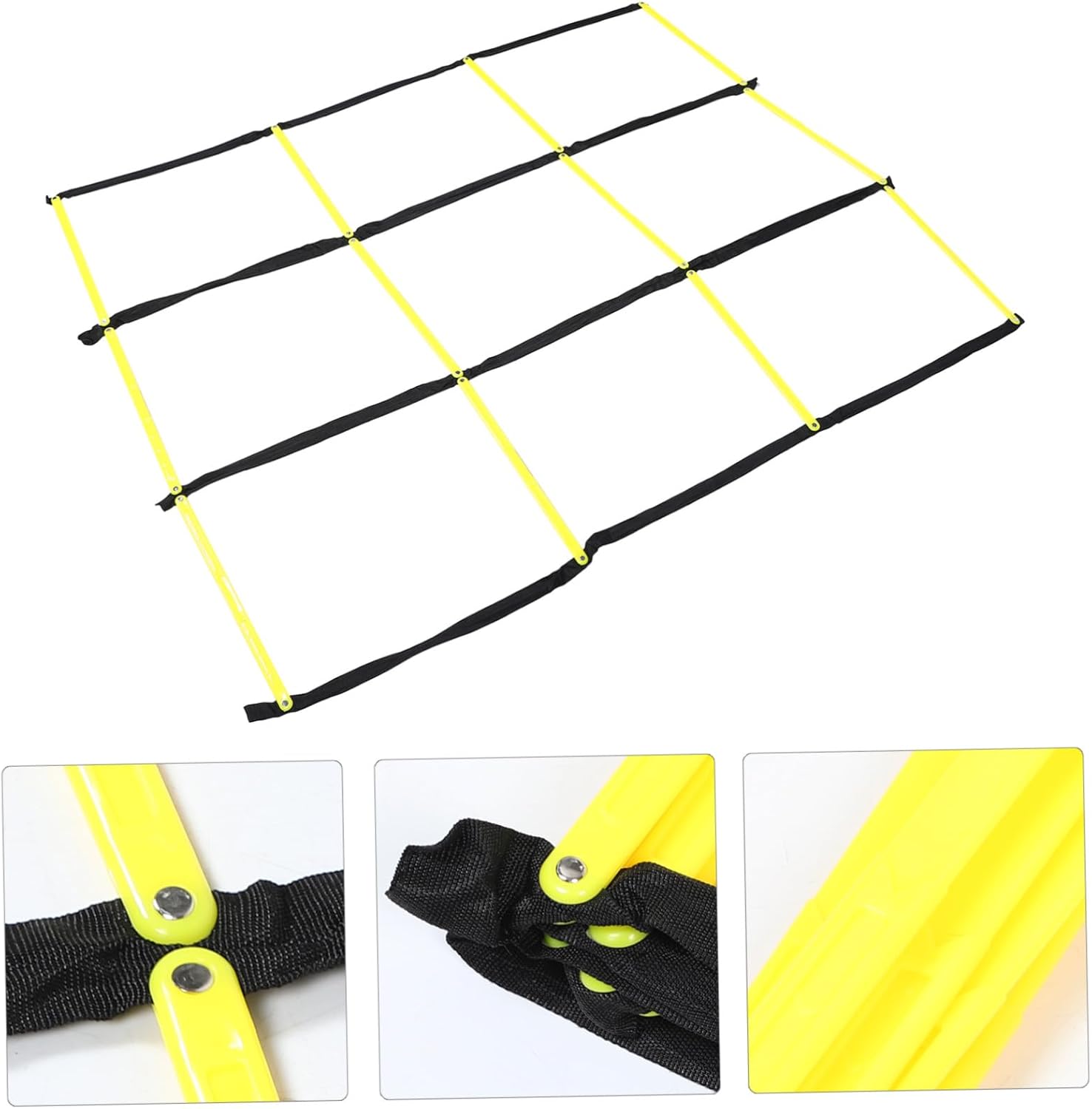 NOLITOY Foldable Soccer Agility Ladder with Design for Speed and Footwork Training Portable Football Training Equipment for Team and Drills Lightweight and Compact for Travel