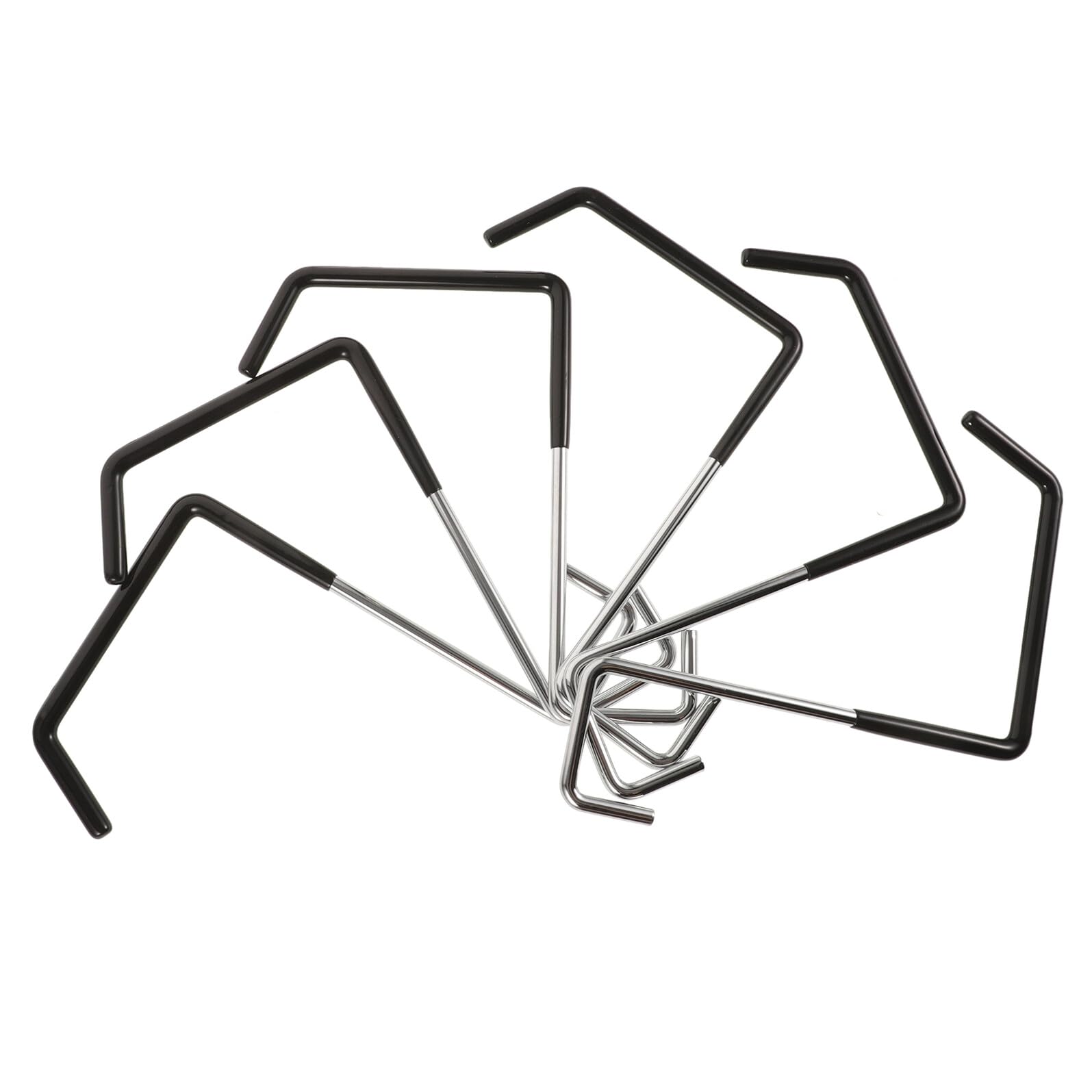 Crochets muraux robustes en acier pour rangement garage et outils lourds COHEALI