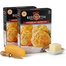 Red-Lobster's Cheddar Bay Biscuit Mix with Garlic Herb Seasoning 11.36 oz Pack of 2- Makes 20 Restaurant Style Cheese Biscuits