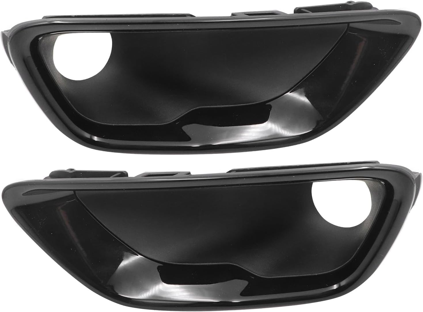 SecosAutoparts 2PCS Front Bumper Fog Light Cover Bezel Trim Left & Right Compatible with Jeep Grand Cherokee 2017-2021 Replace# 5ZM55SZOAA 5ZM54SZOAA