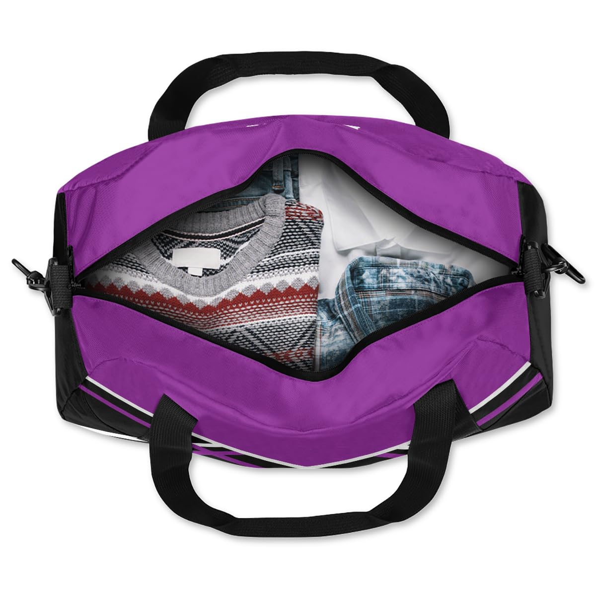 Sac de sport personnalisé pour fille, sac de sport personnalisé pour la gym, le sport, le week-end, le voyage, Couleur 6