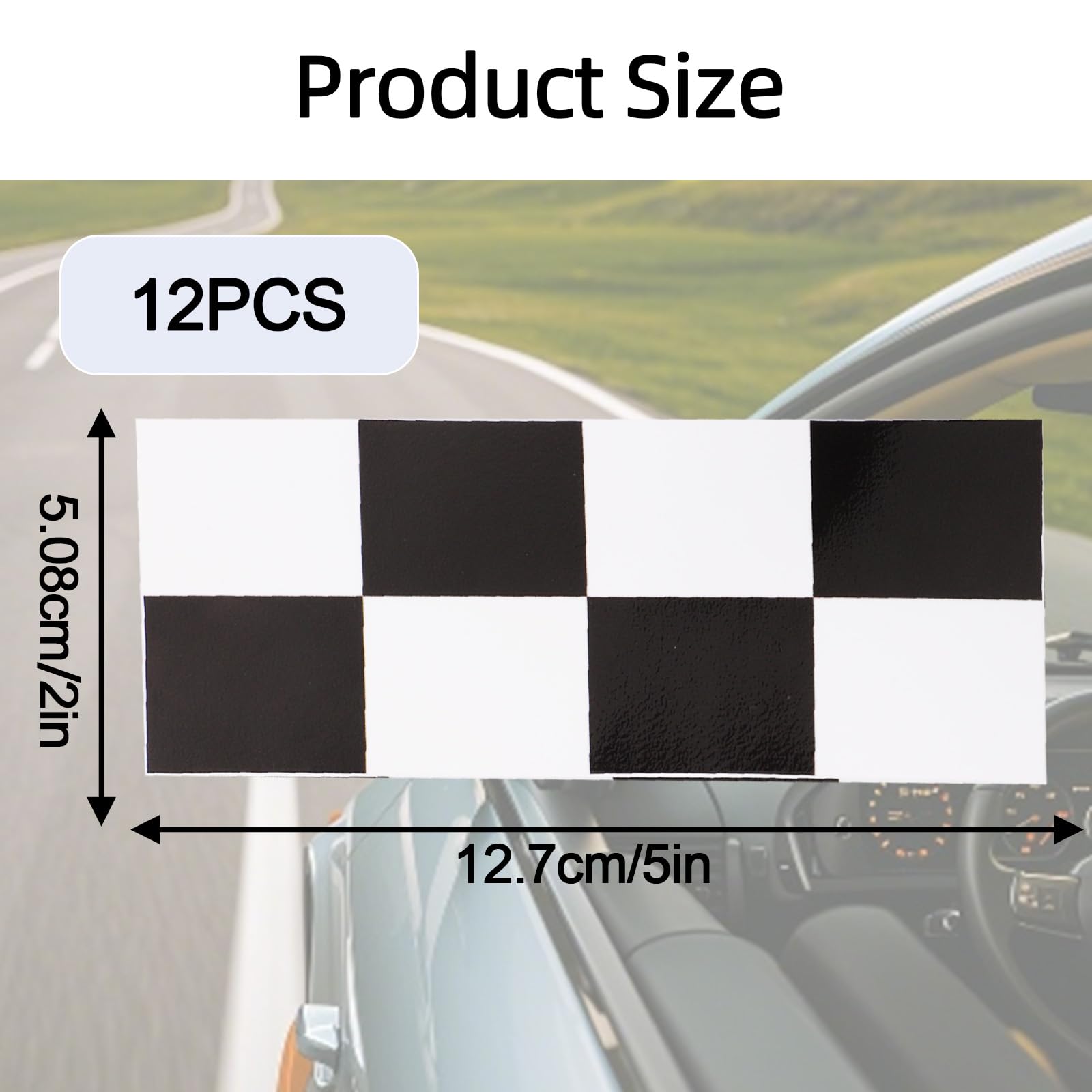 12 szt. Naklejki Trailer Assist Kompatybilne z Ford F150 2015-2023 EU5A-19D534-EA Naklejka Trailer Backup Assist Naklejka do Precyzyjnego Manewrowania i Parkowania