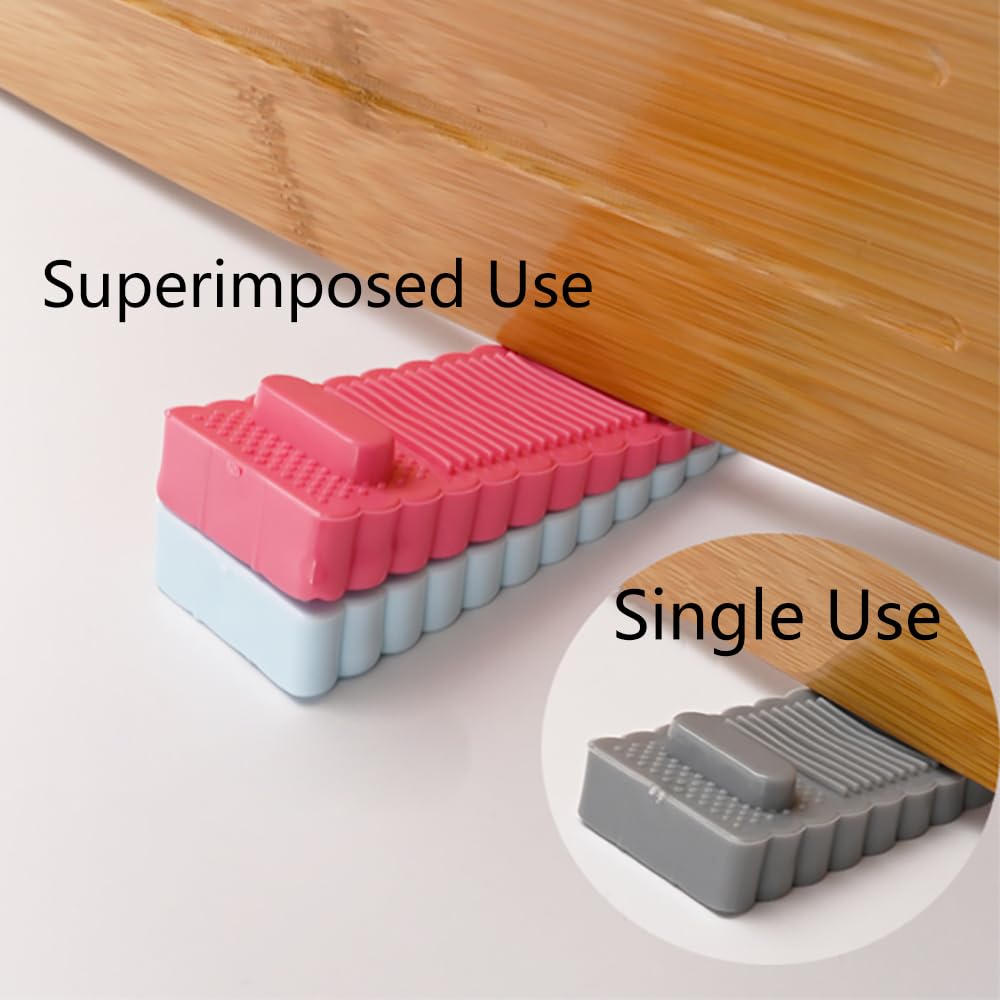 Stackable Door Wedges - Prevent Door Movement -4