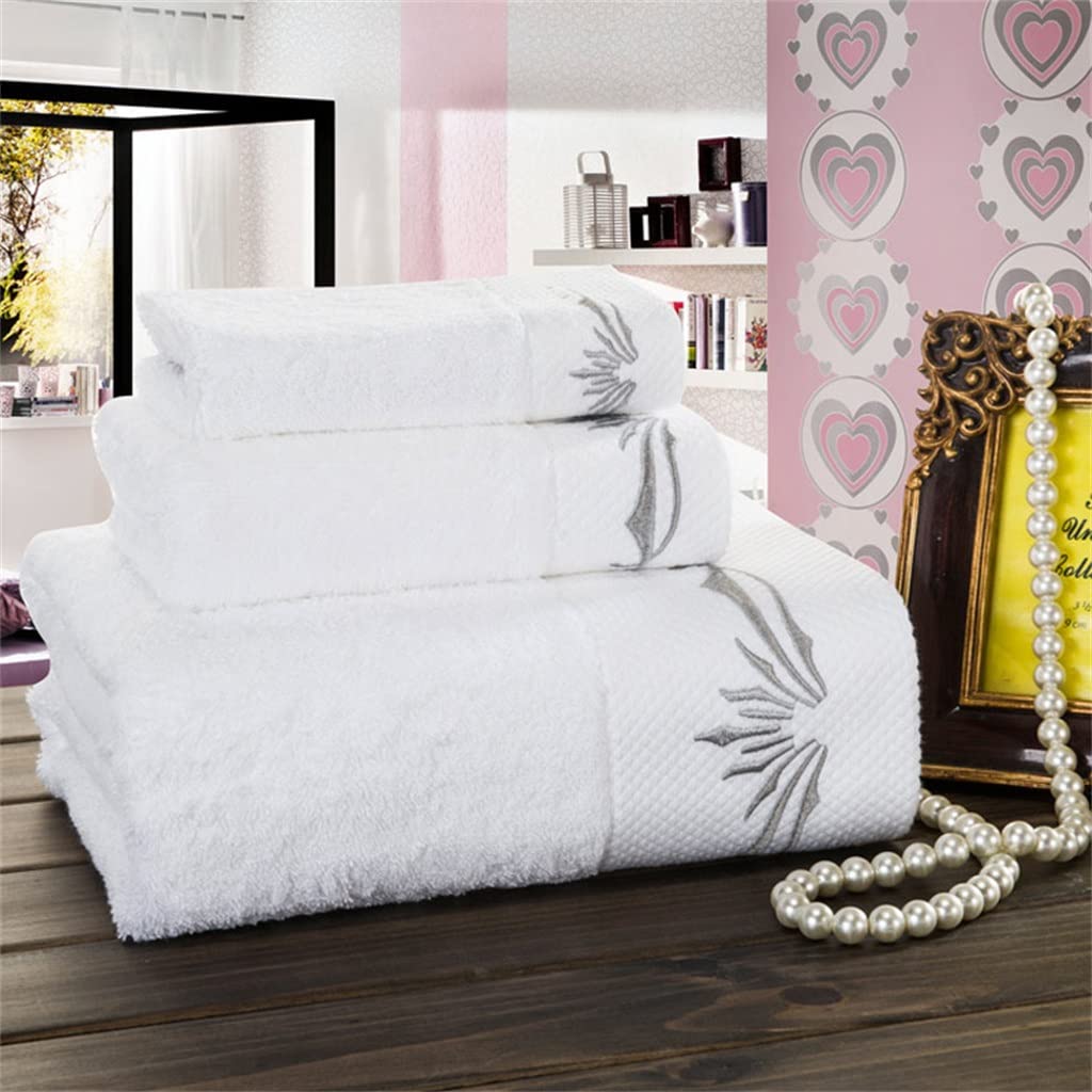 3pcsot Cotton Towel Set Bath Towels Bathroom Set for Family Guest Bathrooms Gym Towel Set Gift for Family