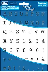 Tilibra - Cartela Clear Stamp Carimbos Básicos - Blister com 1 Unidade