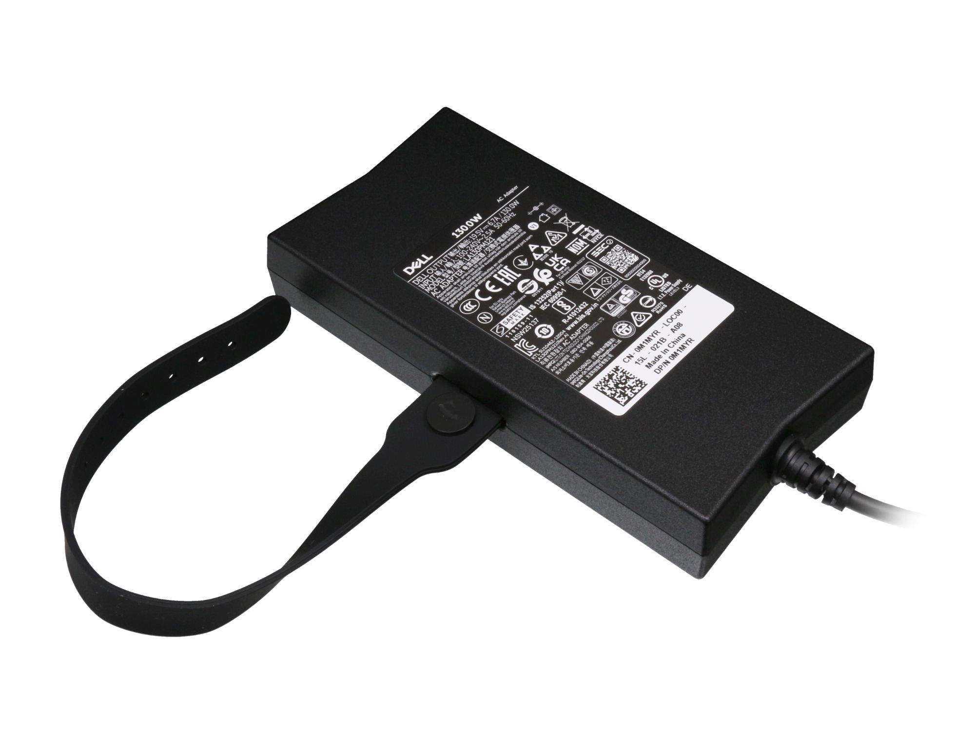 Sparepart: DELL AC Adapter, 130W, 19.5V, 3 Pin, 4.5mm, C6 Power Cord, 5JDV6 (Pin, 4.5mm, C6 Power Cord (Not Incl.))